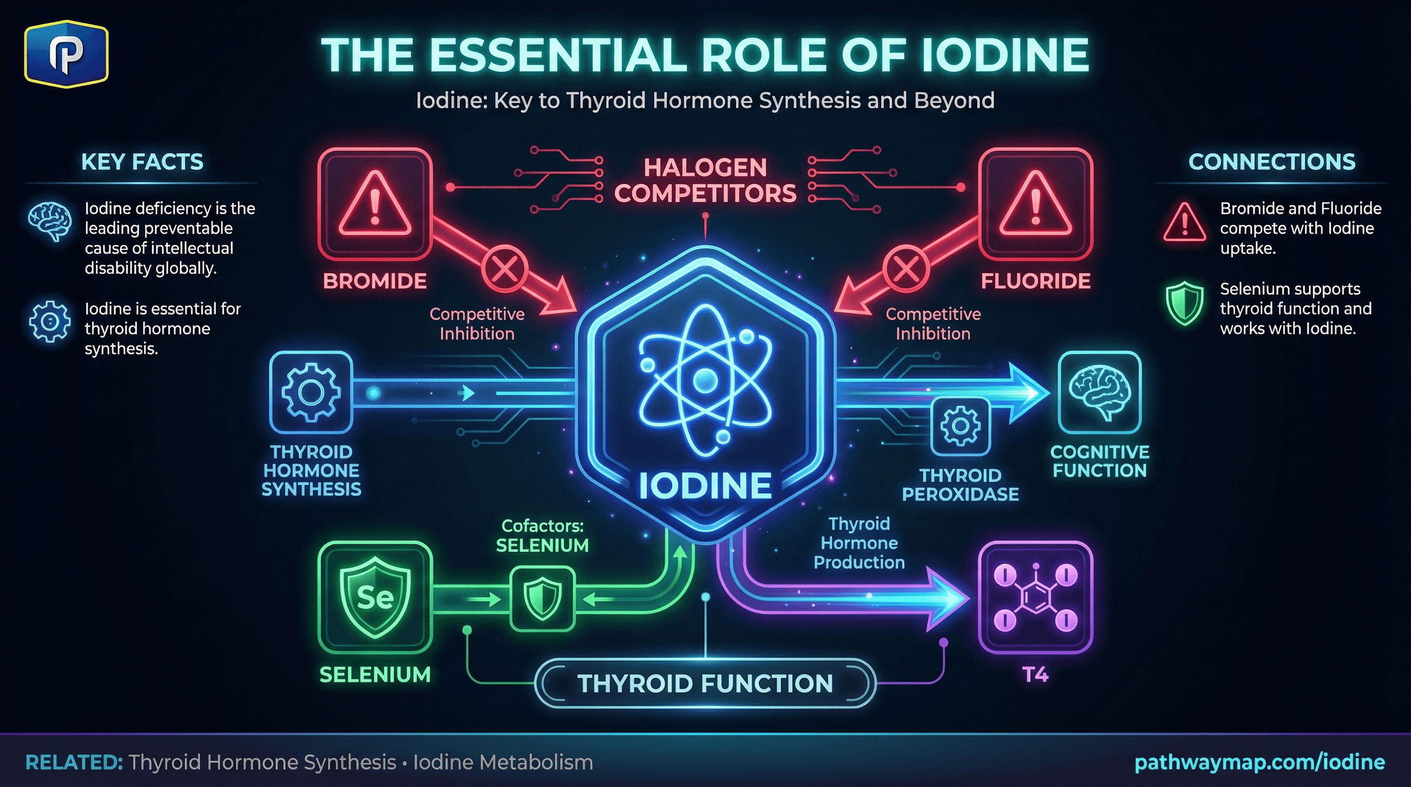 iodine pathway diagram