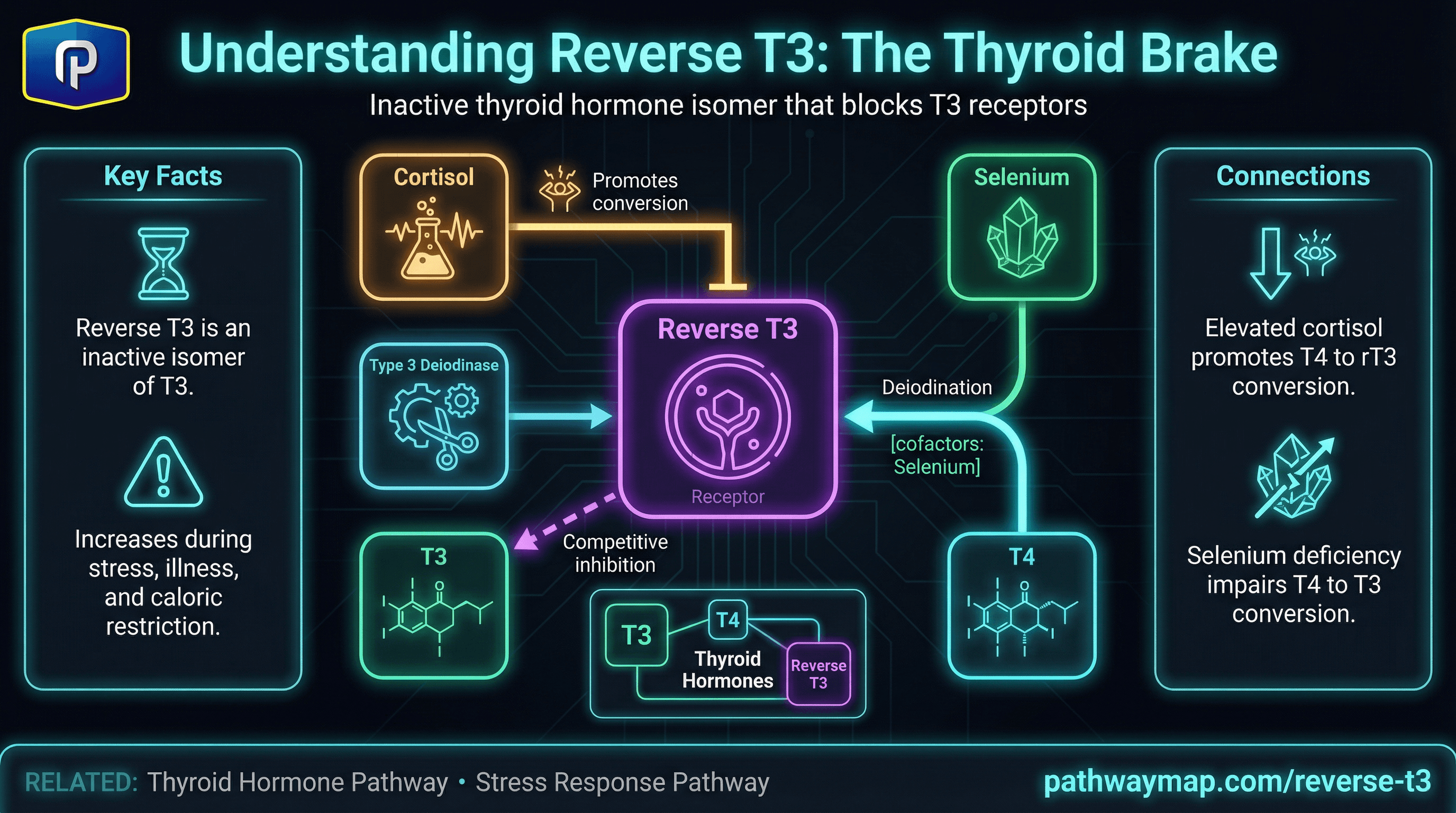 Reverse T3 pathway diagram